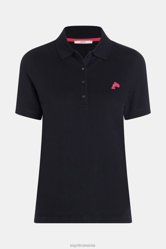 Esprit dolphin tennis club clasic polo femei negru 2T6N8493 polouri