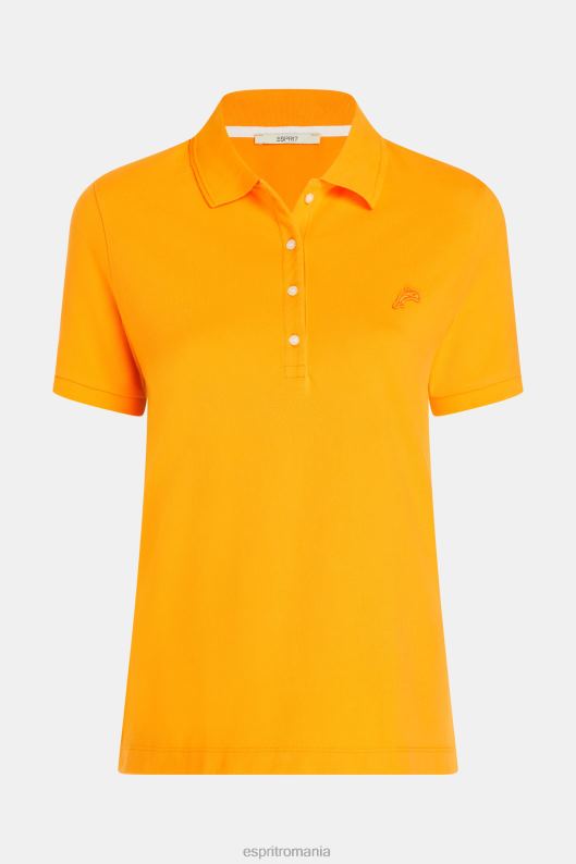 Esprit dolphin tennis club clasic polo femei portocale 2T6N8500 polouri