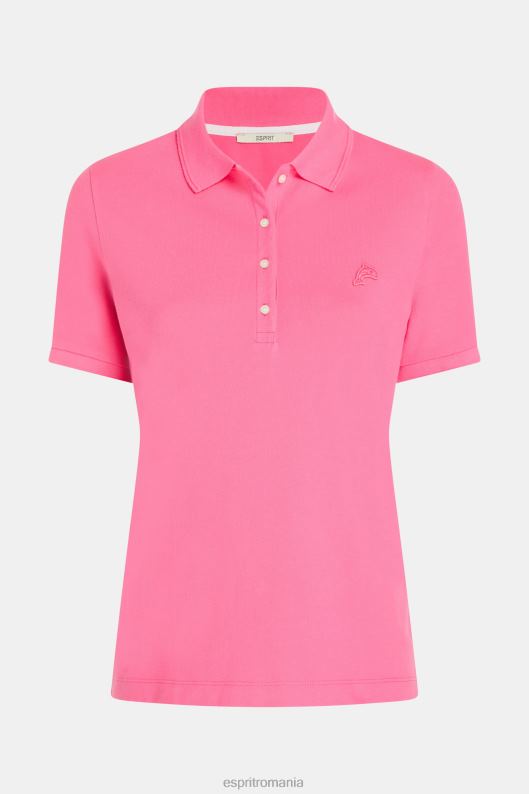 Esprit dolphin tennis club clasic polo femei roz 2T6N8499 polouri