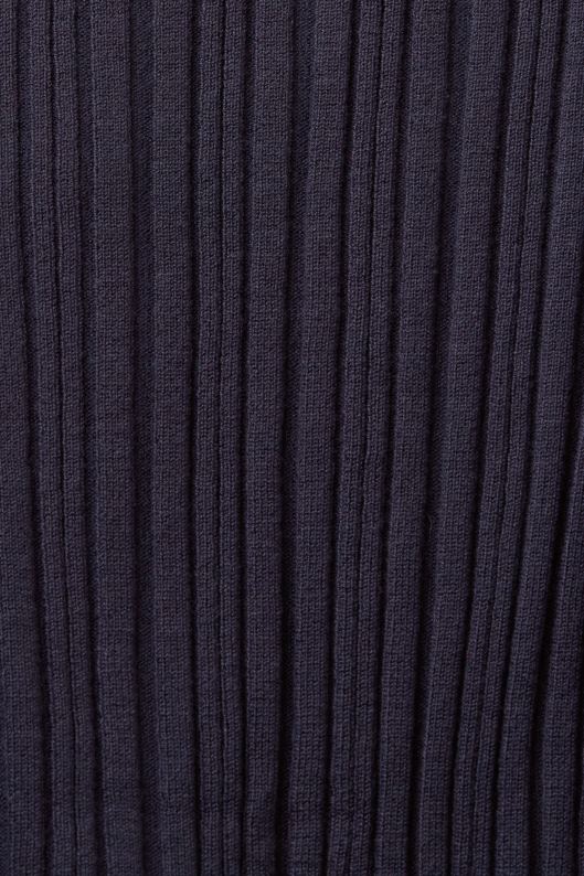 Esprit bluză polo din tricot cu nasturi în față femei albastru petrol 2T6N822 pulovere