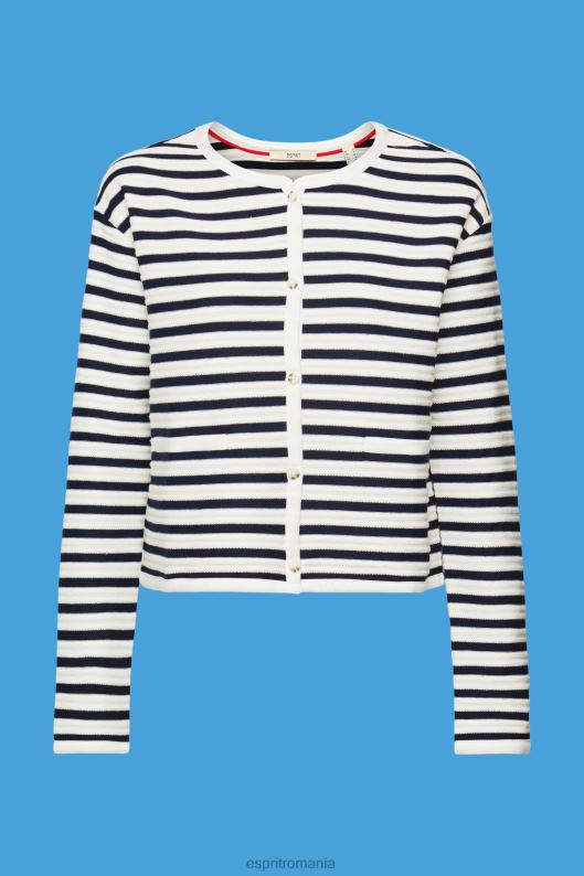 Esprit cardigan cu dungi femei marina 2T6N8448 pulovere