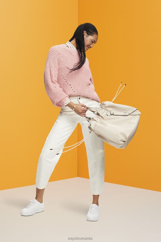 Esprit jumper din tricot cablu femei roz 2T6N8273 pulovere