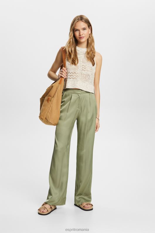 Esprit pulover fără mâneci femei nisip 2T6N87 pulovere