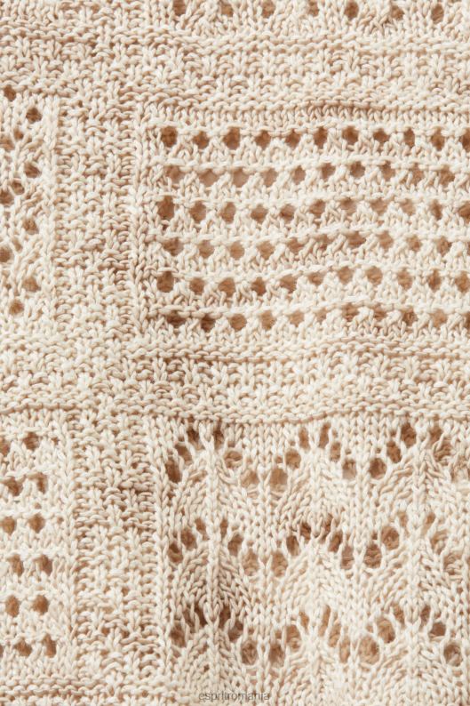 Esprit pulover fără mâneci femei nisip 2T6N87 pulovere