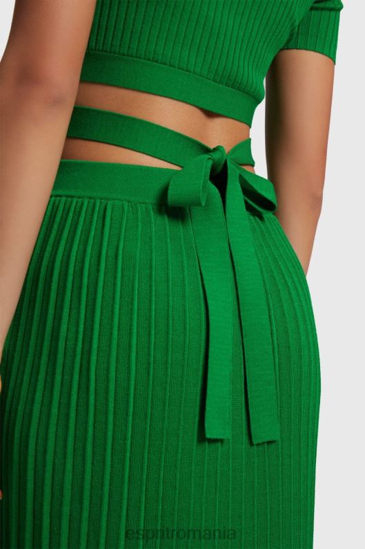 Esprit top plisat femei verde 2T6N8377 pulovere