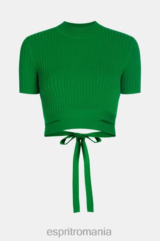 Esprit top plisat femei verde 2T6N8377 pulovere