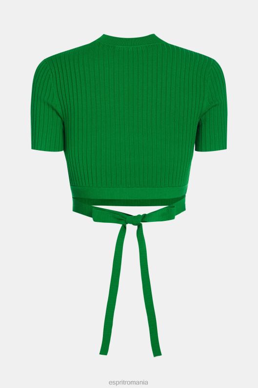 Esprit top plisat femei verde 2T6N8377 pulovere