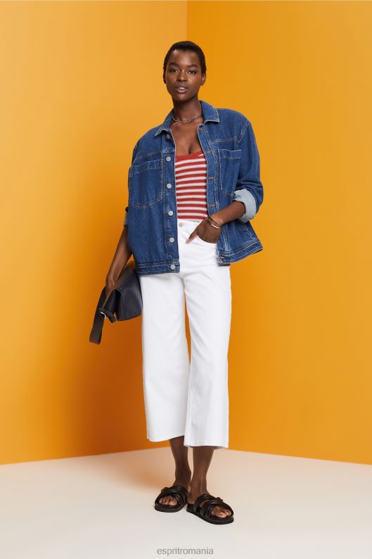 Esprit maiou cu dungi cu nervuri femei teracotă 2T6N8104 rezervor