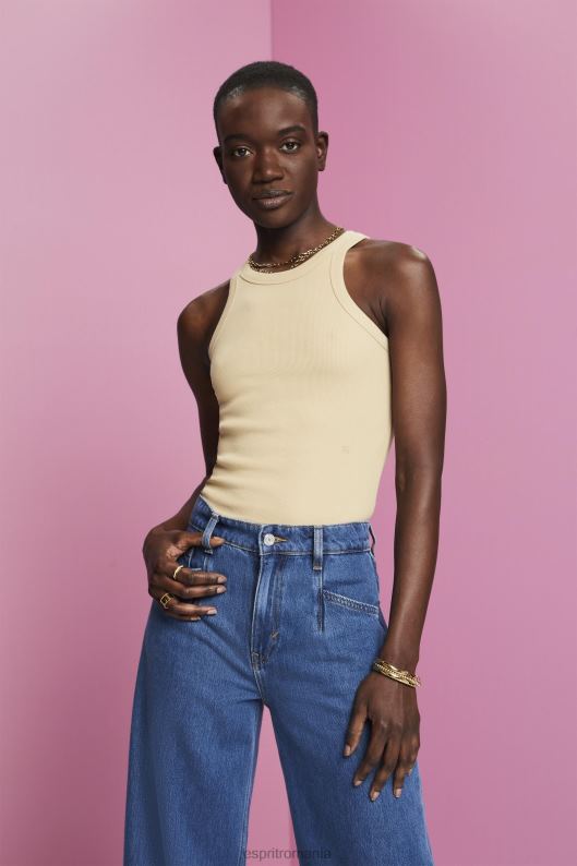 Esprit maiou cu nervuri femei nisip 2T6N8282 rezervor