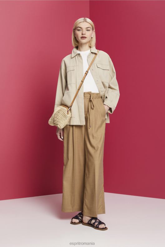 Esprit maiou din tricot din coastă femei aproape alb 2T6N893 rezervor