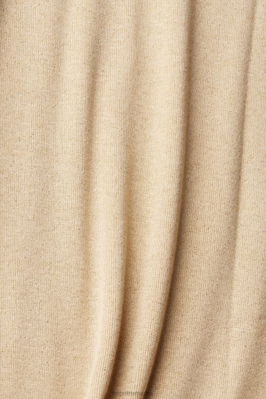 Esprit top cu sclipici fără mâneci femei aur 2T6N8404 rezervor