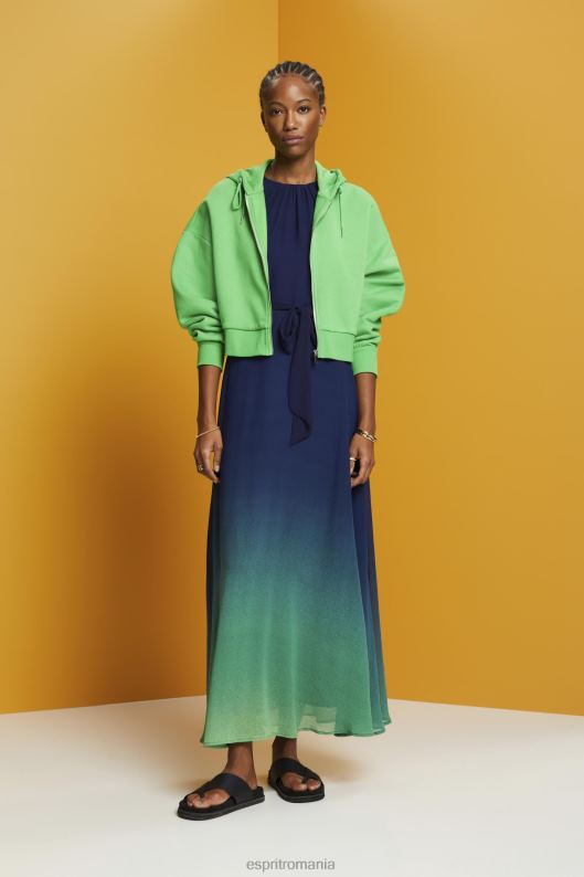 Esprit Rochie maxi fără mâneci, cu model floral peste tot femei marina 2T6N8258 rochii