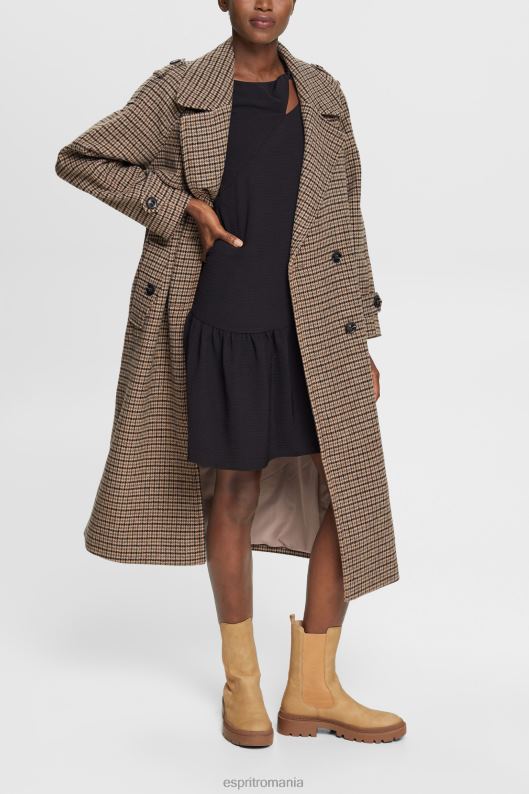 Esprit rochie mini cu decupaj femei negru 2T6N8429 rochii