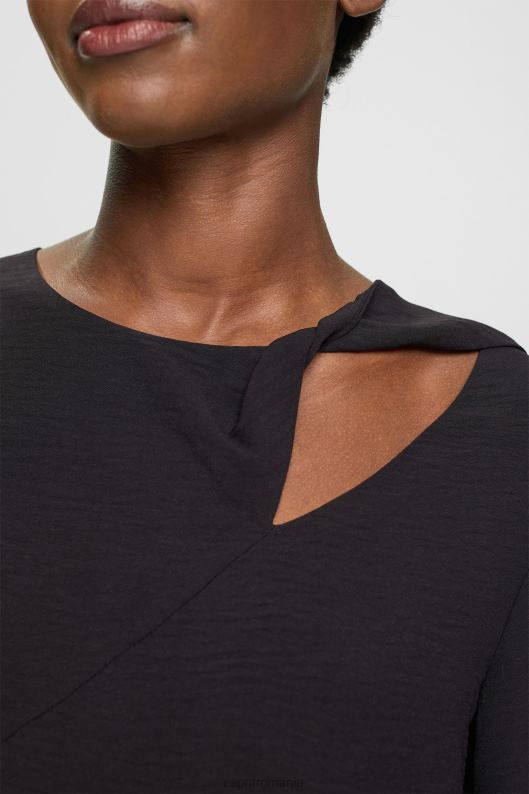 Esprit rochie mini cu decupaj femei negru 2T6N8429 rochii