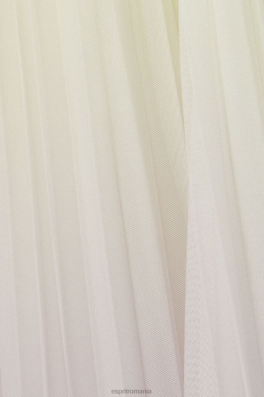 Esprit rochie mini plisse femei violet 2T6N8134 rochii