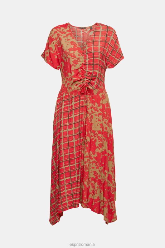 Esprit rochie model mixt, lenzing ecovero femei roșu 2T6N8547 rochii