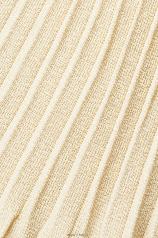 Esprit rochie pliată și evazată femei nisip 2T6N8383 rochii