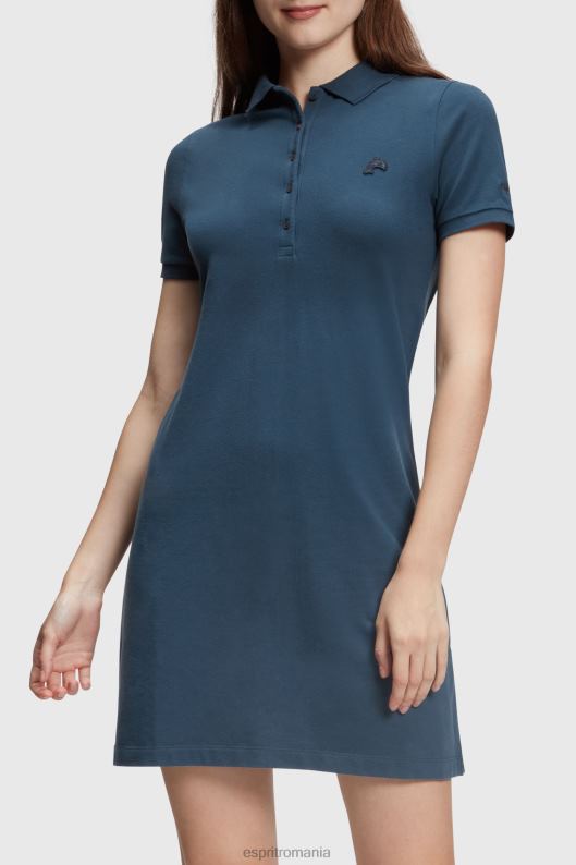 Esprit rochie polo clasică dolphin tennis club femei marina 2T6N8506 rochii