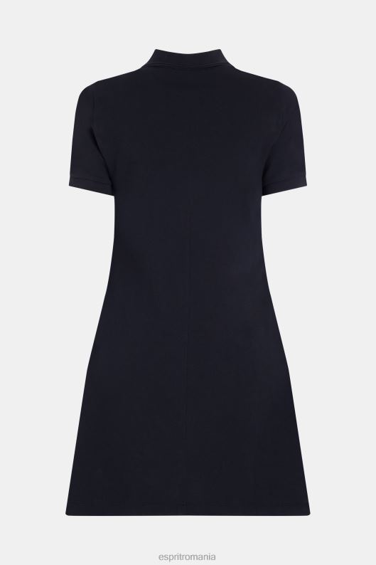 Esprit rochie polo clasică dolphin tennis club femei negru 2T6N8504 rochii