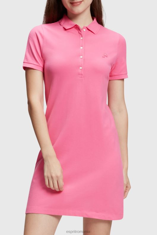 Esprit rochie polo clasică dolphin tennis club femei roz 2T6N8508 rochii