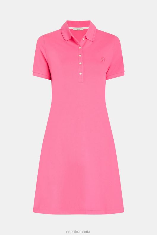 Esprit rochie polo clasică dolphin tennis club femei roz 2T6N8508 rochii