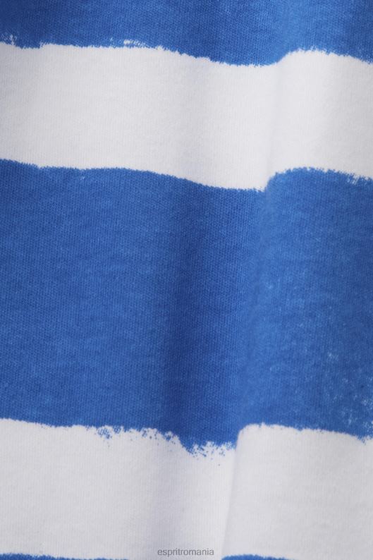 Esprit rochie tricou cu dungi femei alb 2T6N8182 rochii