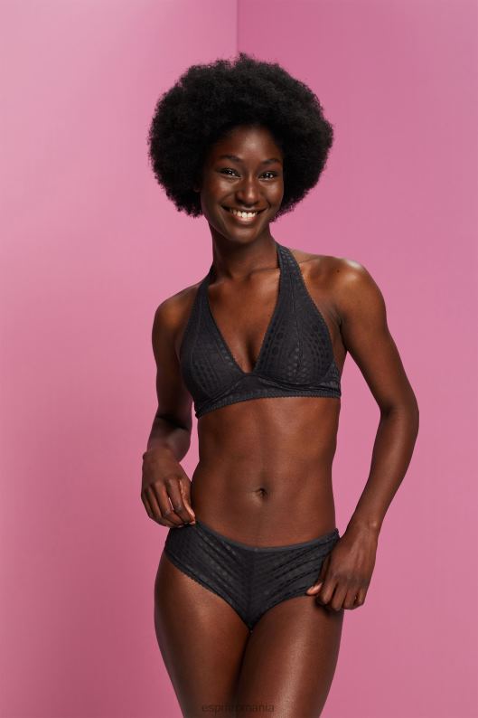 Esprit reciclat: sutien moale cu dantelă femei antracit 2T6N877 top