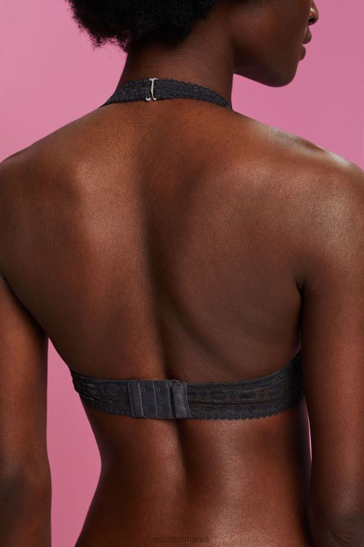 Esprit reciclat: sutien moale cu dantelă femei antracit 2T6N877 top