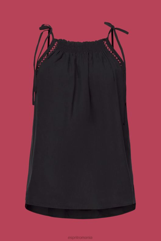 Esprit top camisole cu bluza, tencel femei negru 2T6N8198 top