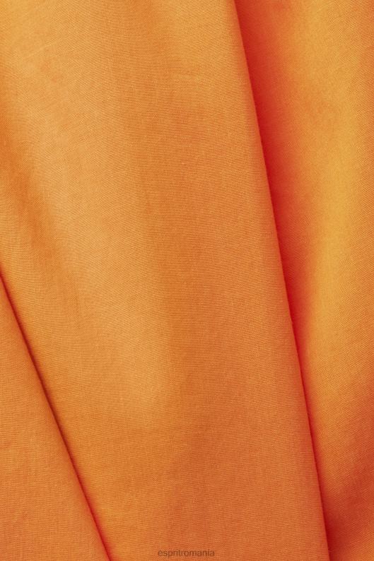 Esprit top camisole cu bluza, tencel femei portocale 2T6N8199 top