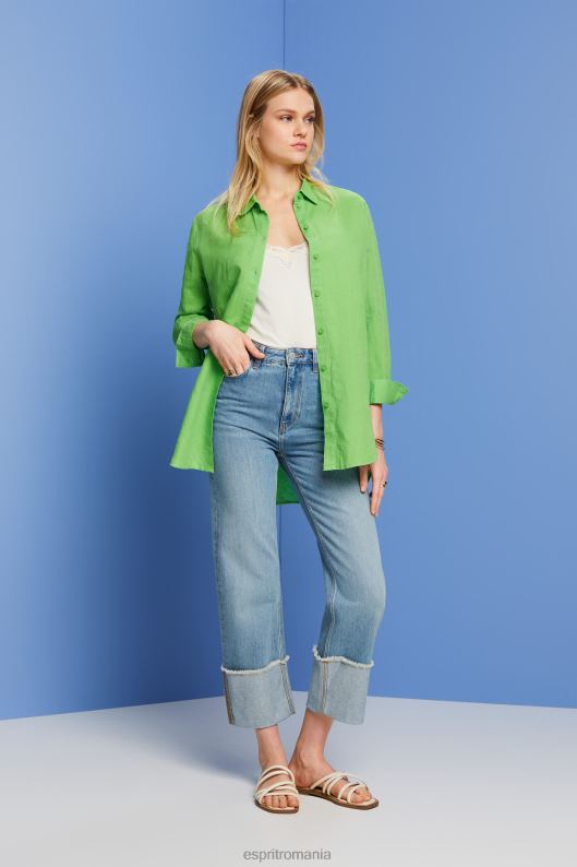 Esprit top din jerseu cu dantelă femei gheaţă 2T6N8140 top