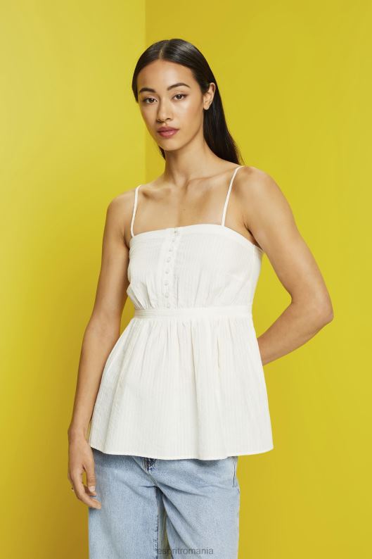 Esprit top texturizat femei alb 2T6N8224 top