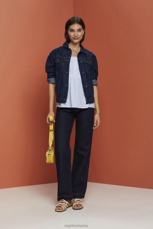 Esprit top texturizat femei albastru deschis 2T6N8225 top