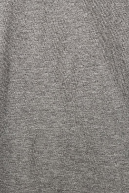 Esprit tricou brodat femei gri mediu 2T6N8528 tricouri