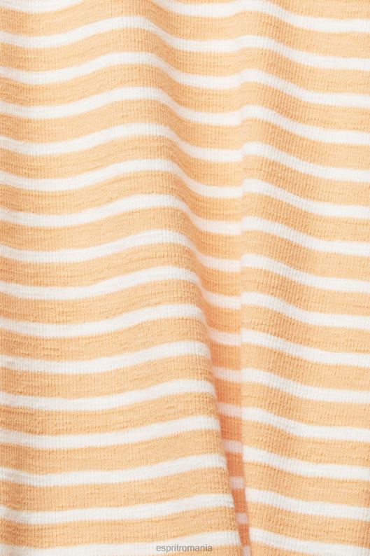 Esprit tricou cu dungi femei piersică 2T6N8372 tricouri