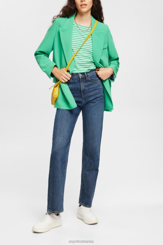Esprit tricou cu dungi femei verde 2T6N8373 tricouri