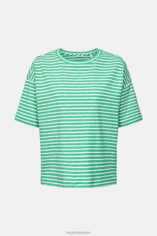 Esprit tricou cu dungi femei verde 2T6N8373 tricouri