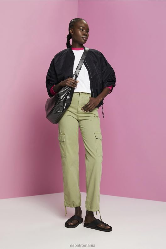 Esprit tricou decupat cu decolteu femei alb 2T6N8194 tricouri