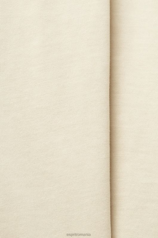 Esprit tricou decupat cu decolteu femei bej 2T6N8195 tricouri