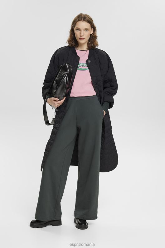 Esprit tricou din bumbac cu logo imprimat femei roz 2T6N8146 tricouri