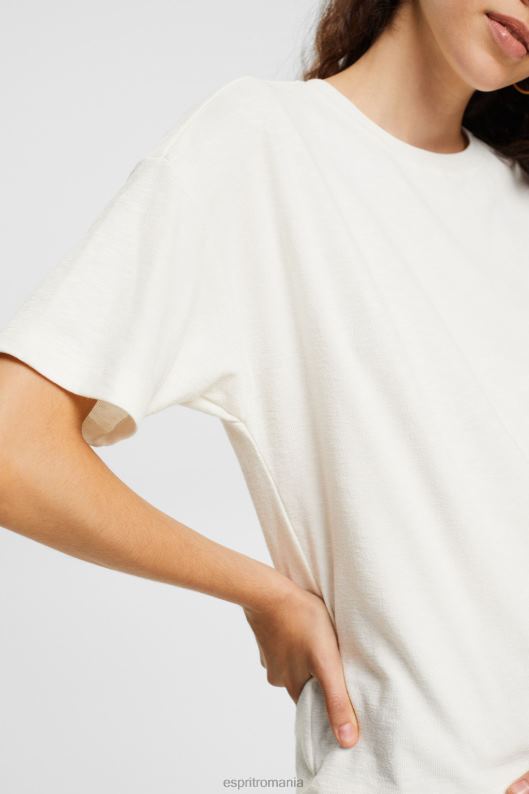 Esprit tricou femei aproape alb 2T6N8545 tricouri