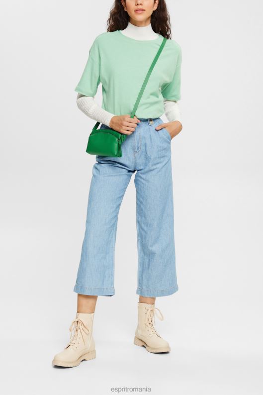 Esprit tricou femei verde pastel 2T6N8546 tricouri