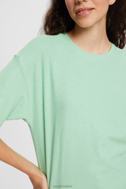 Esprit tricou femei verde pastel 2T6N8546 tricouri
