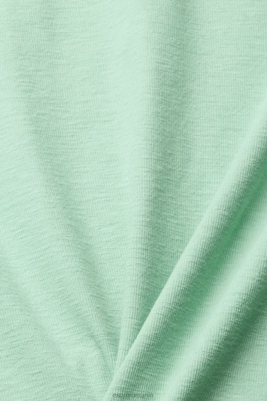 Esprit tricou femei verde pastel 2T6N8546 tricouri