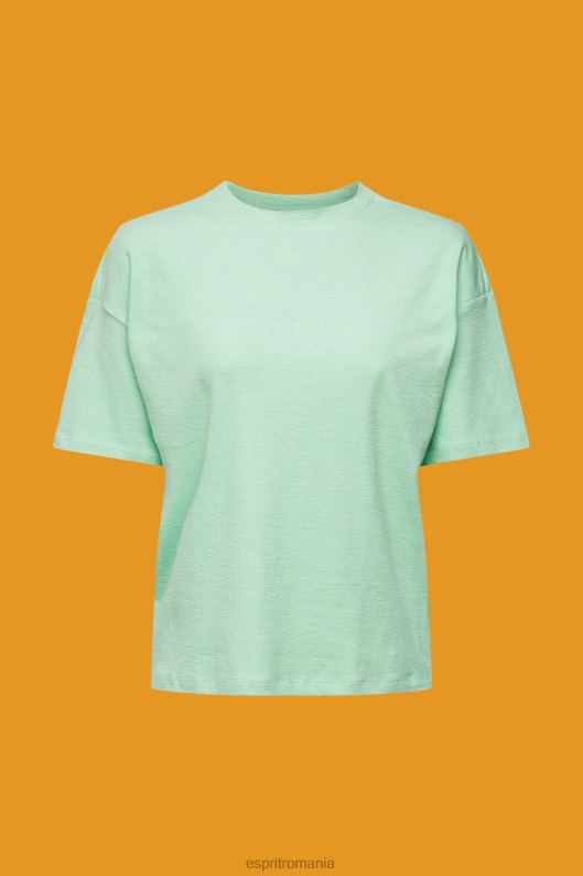 Esprit tricou femei verde pastel 2T6N8546 tricouri