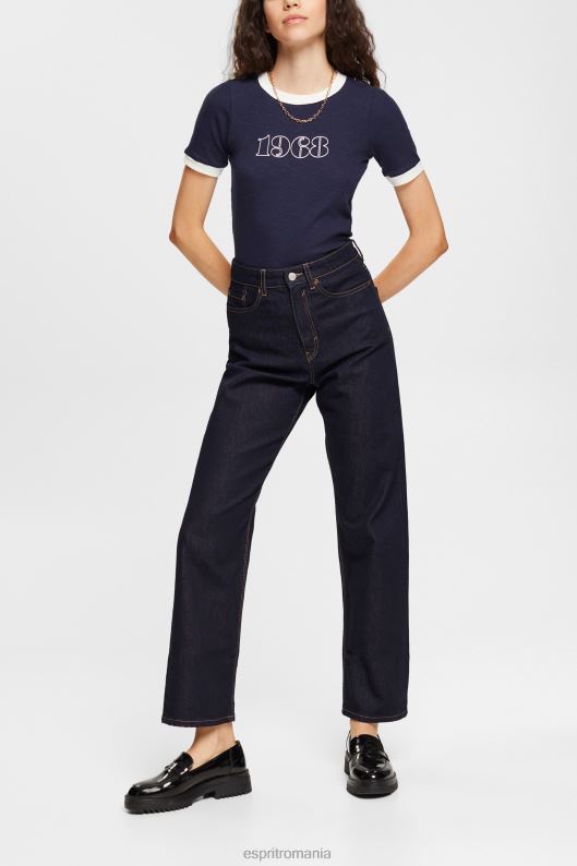 Esprit tricou imprimat femei marina 2T6N8543 tricouri