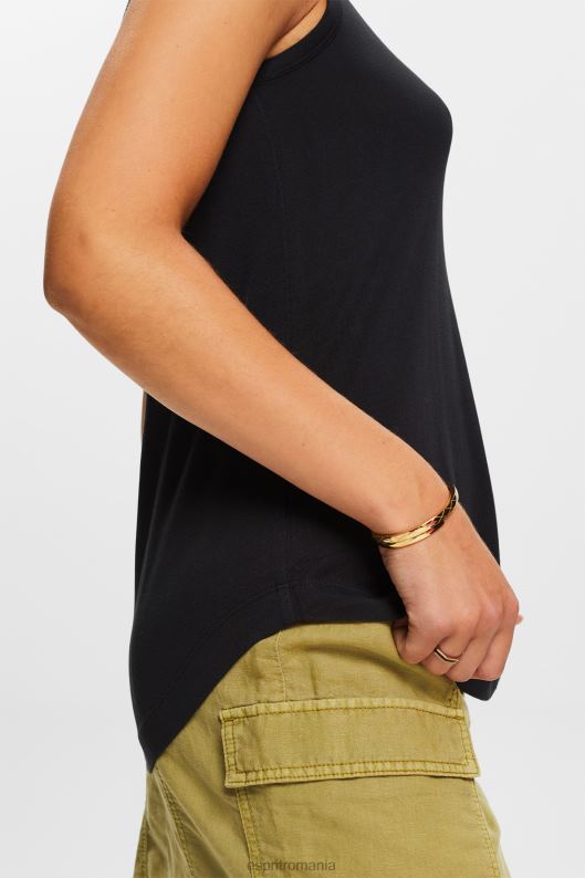 Esprit top vesta din vascoza femei negru 2T6N8260 vestă